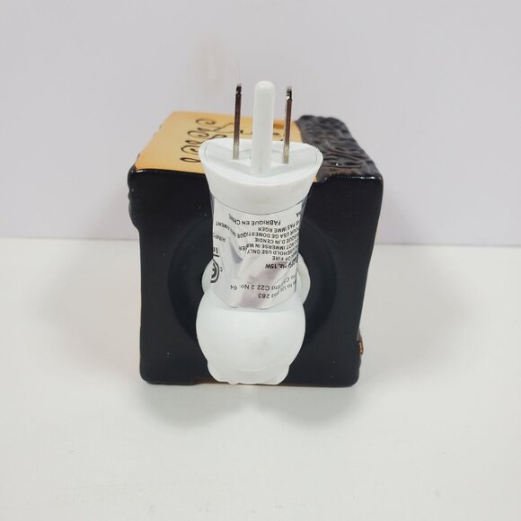 Scentsy Plug-In Wax Warmer Live Laugh Love Ceramic Beige Bronze Brown Tan - Picture 4 of 14